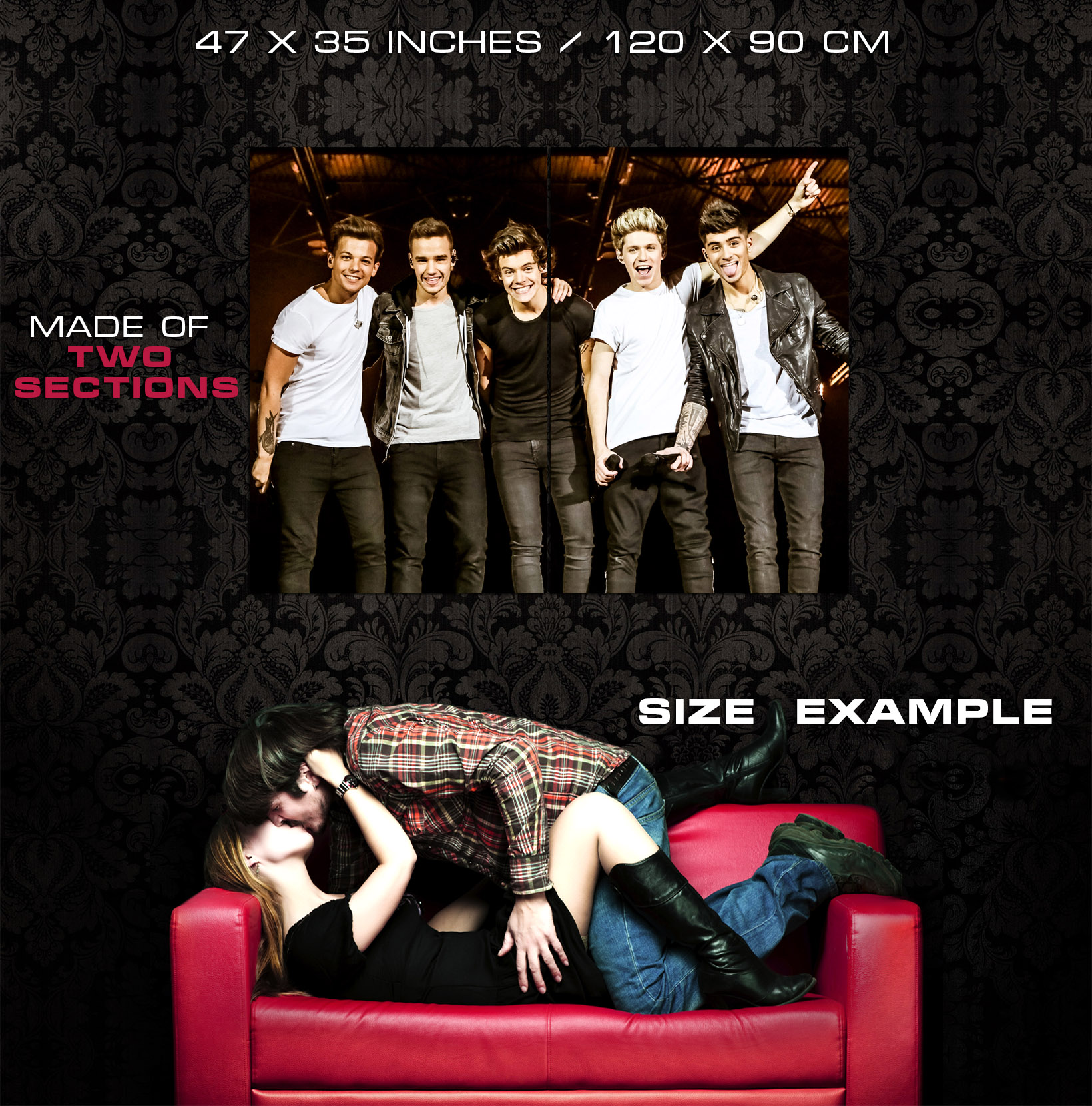 V1890 One Direction Funny Pop Band Music Decor WALL POSTER PRINT - Picture 11 of 13