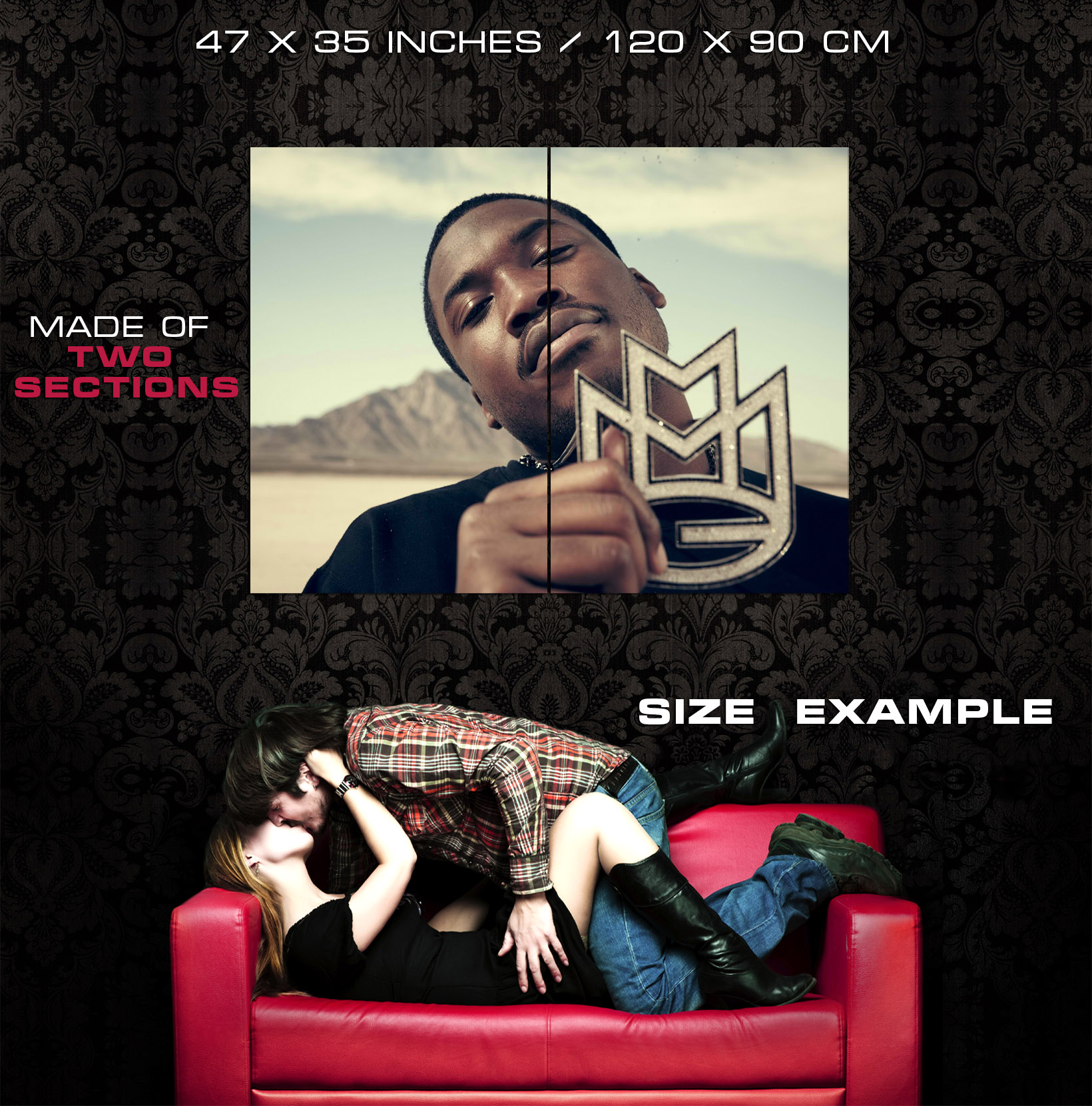 V2830 Maybach Group MMG Meek Mill Rapper Hip-Hop Rap Decor WALL POSTER PRINT UK - Picture 11 of 13