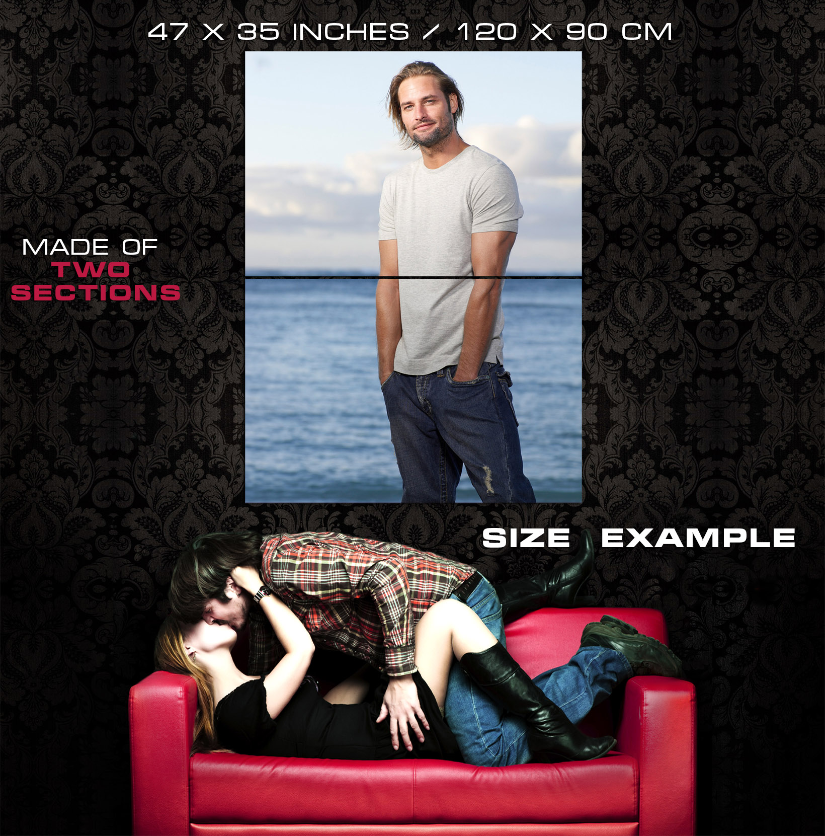 V2961 Josh Holloway Beach Sea Actor Decor WALL POSTER PRINT UK - Picture 11 of 13