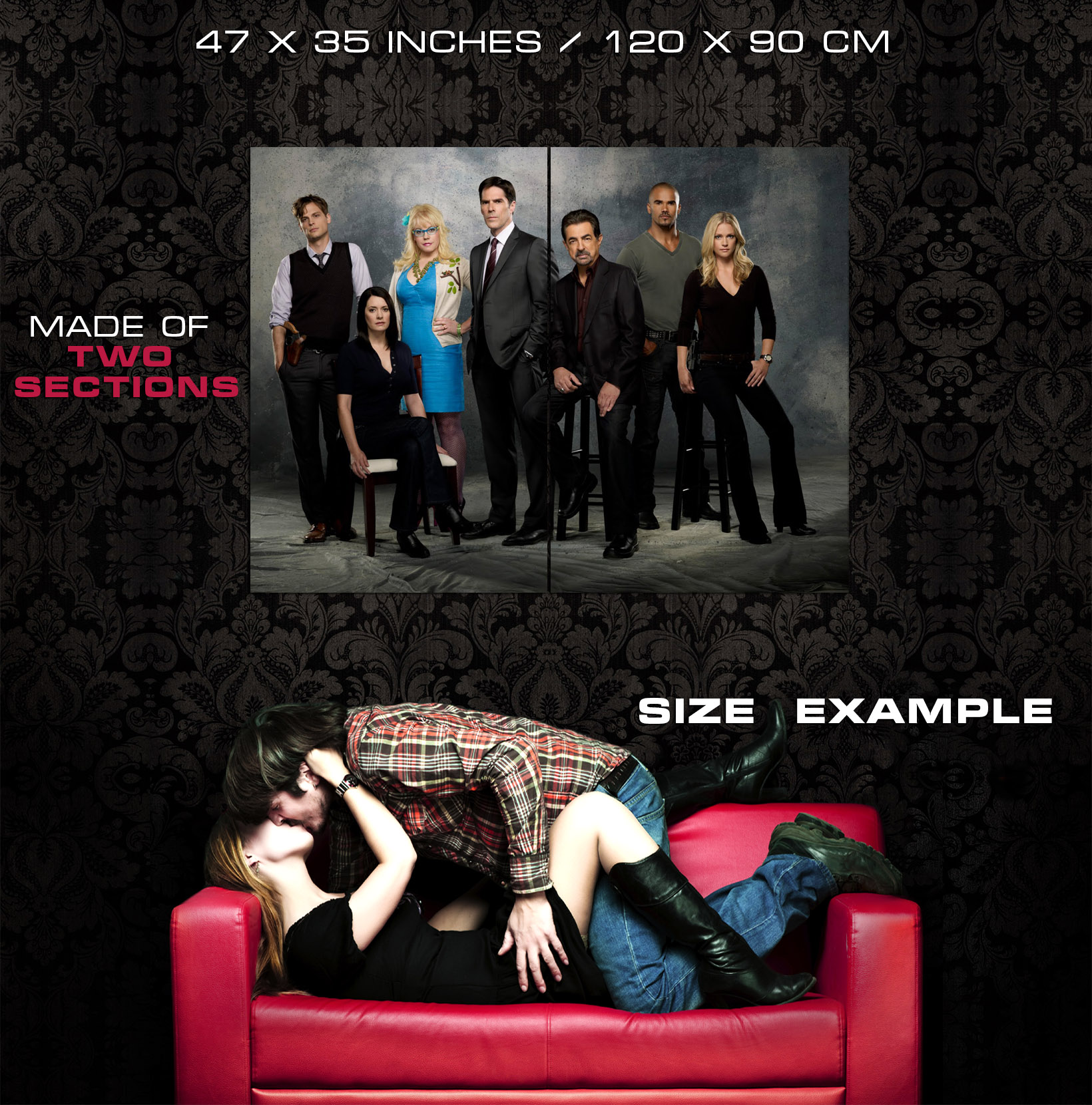 V4214 Criminal Minds Cast Characters Season 10 TV Series WALL POSTER PRINT UK - Picture 11 of 13