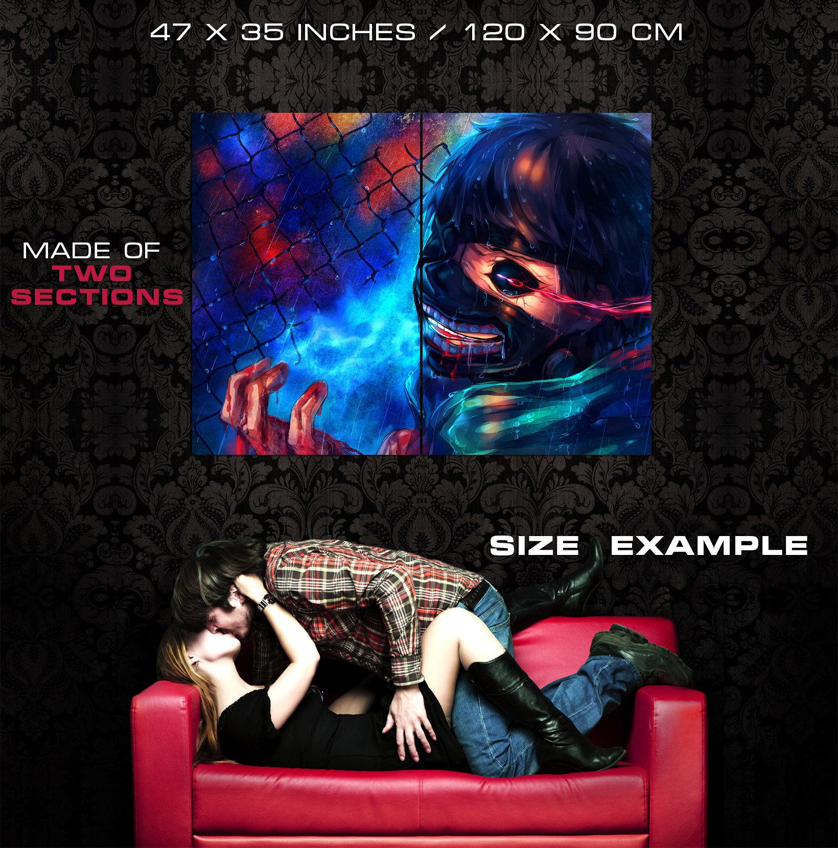 V6393 Tokyo Ghoul Kaneki Ken Beautiful Anime Manga Decor WALL POSTER PRINT UK - Picture 11 of 13