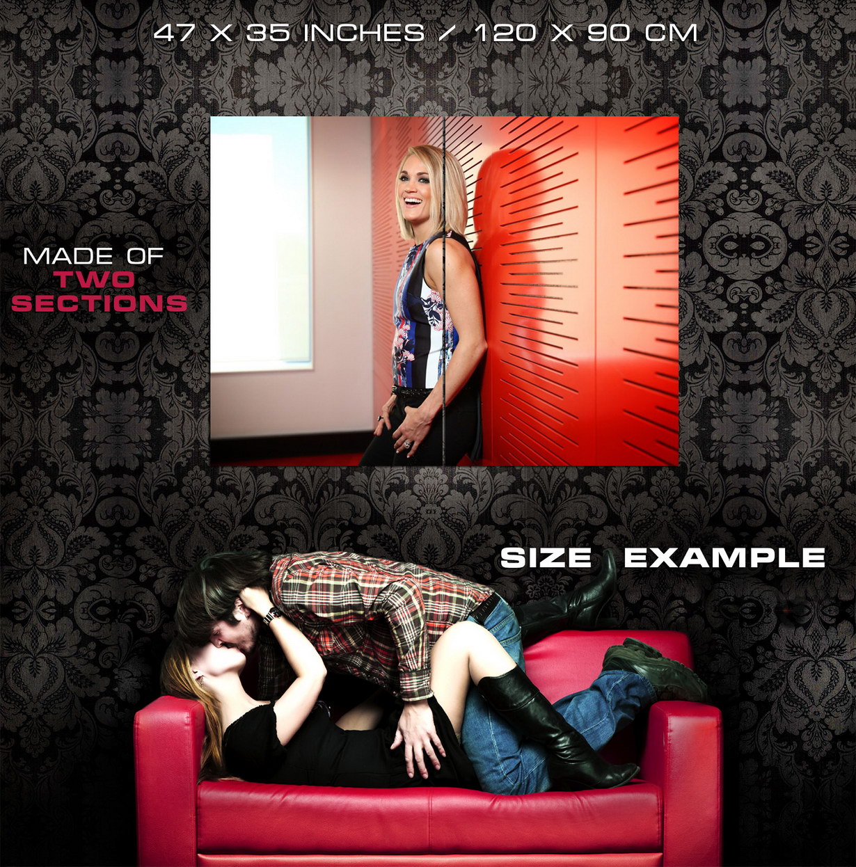 V7060 Carrie Underwood Smile Beautiful Face Country Singer WALL POSTER PRINT UK - Picture 11 of 13