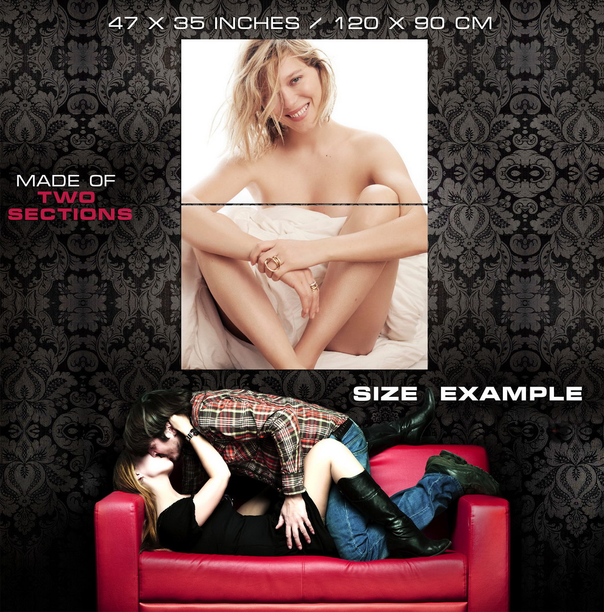 V7117 Lea Seydoux Smile Natural Desnudo Sexy Actriz PÓSTER DE PARED IMPRESIÓN REINO UNIDO - Imagen 11 de 13