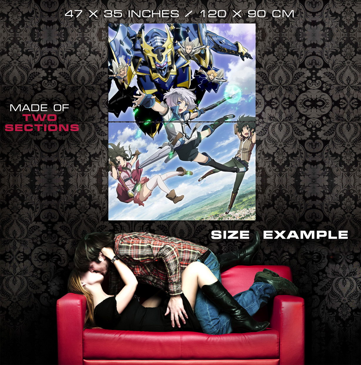 V7398 Knight S Magic Characters Amazing Anime Manga Art Wall Print V7398 Knight 039 S Amp Magic Characters Amazing