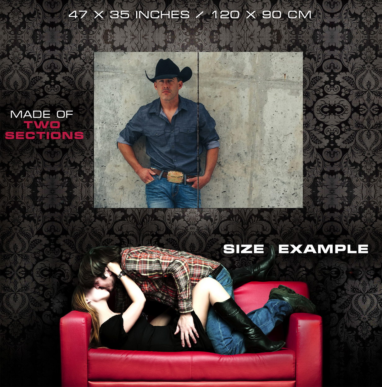 V7471 Aaron Watson Handsome Portrait Country Music Singer WALL POSTER PRINT UK - Picture 11 of 13