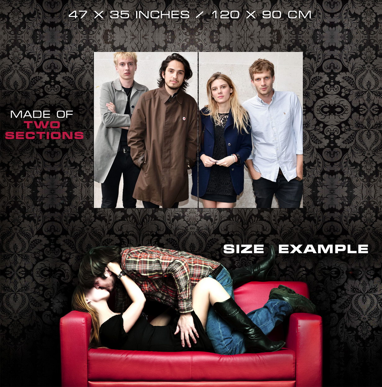 V7909 Wolf Alice Portrait Super Rare Rock Band Group Music WALL POSTER PRINT UK - Picture 11 of 13