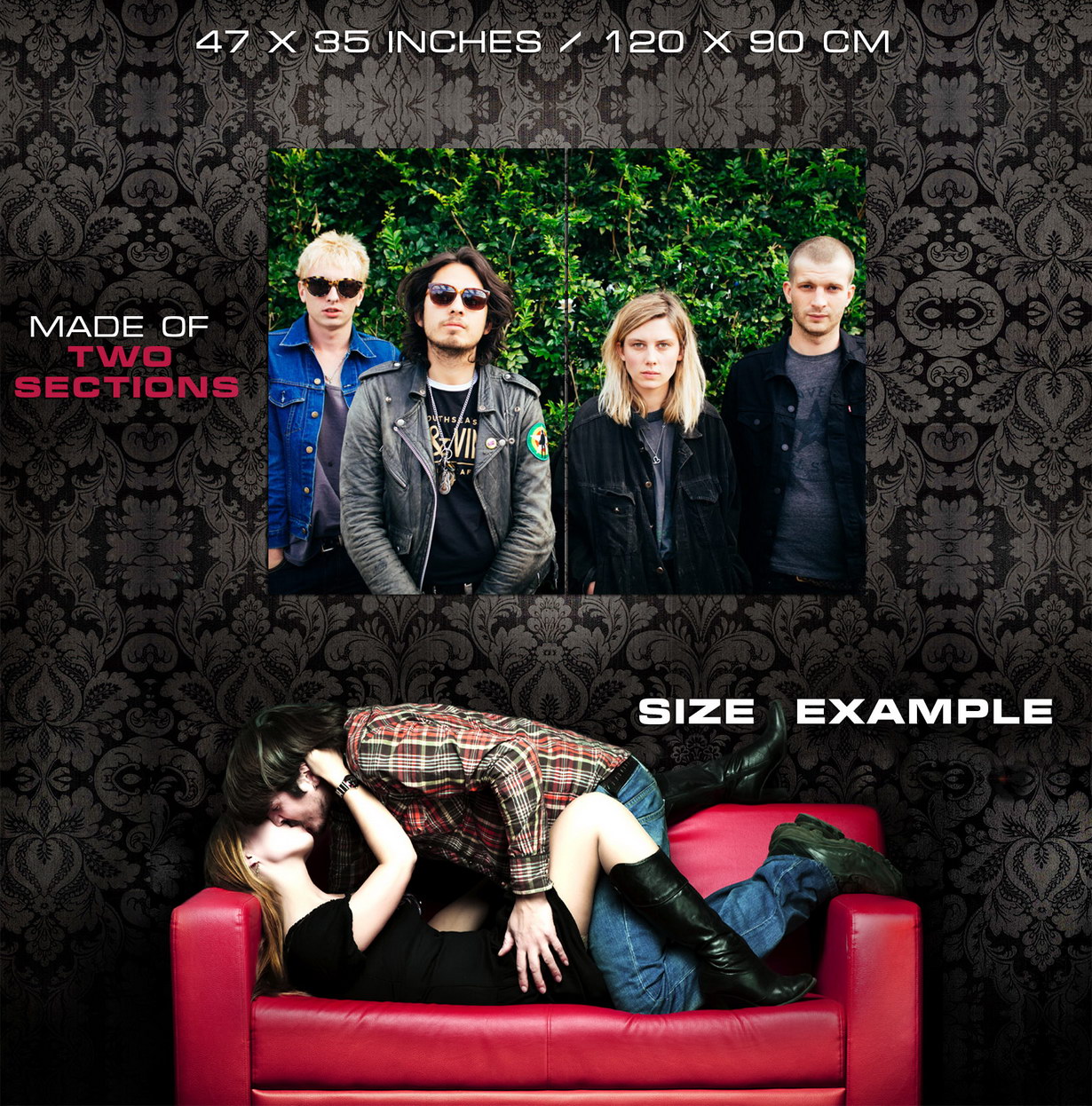 V7910 Wolf Alice Portrait Sunglasses Rock Band Group Music WALL POSTER PRINT UK - Picture 11 of 13