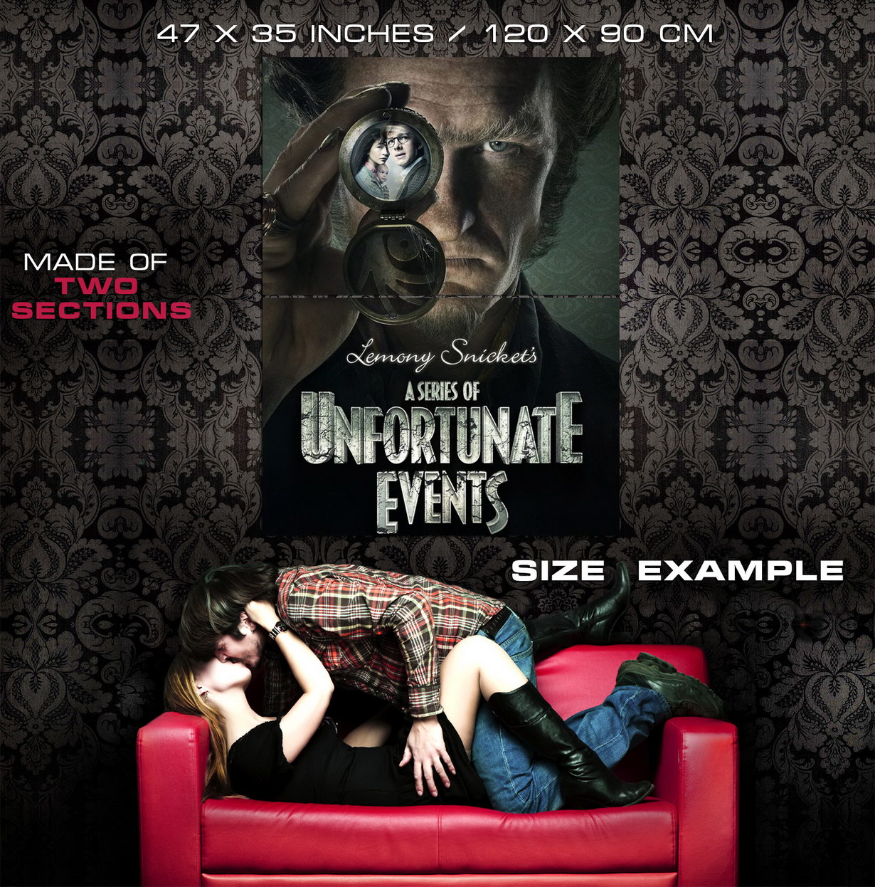 V7973 A Series of Unfortunate Events Count Olaf TV Series WALL POSTER PRINT UK - Picture 11 of 13