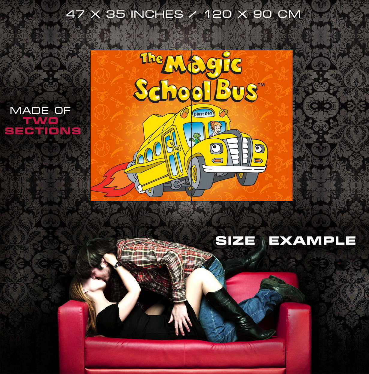 V8089 The Magic School Bus Characters Cartoon For Kids Art WALL POSTER PRINT - Picture 11 of 13