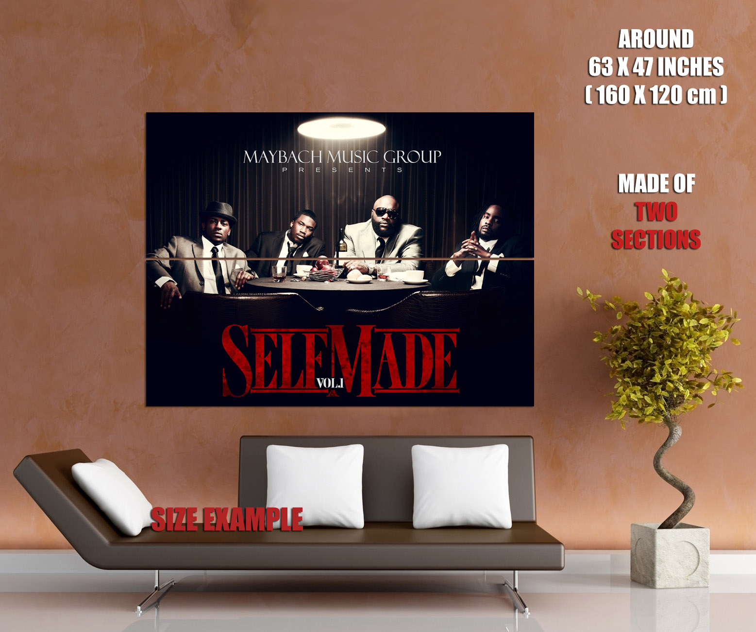 V2827 Maybach Group MMG Rick Ross Rapper Hip-Hop Rap Decor WALL POSTER PRINT UK - Picture 12 of 13