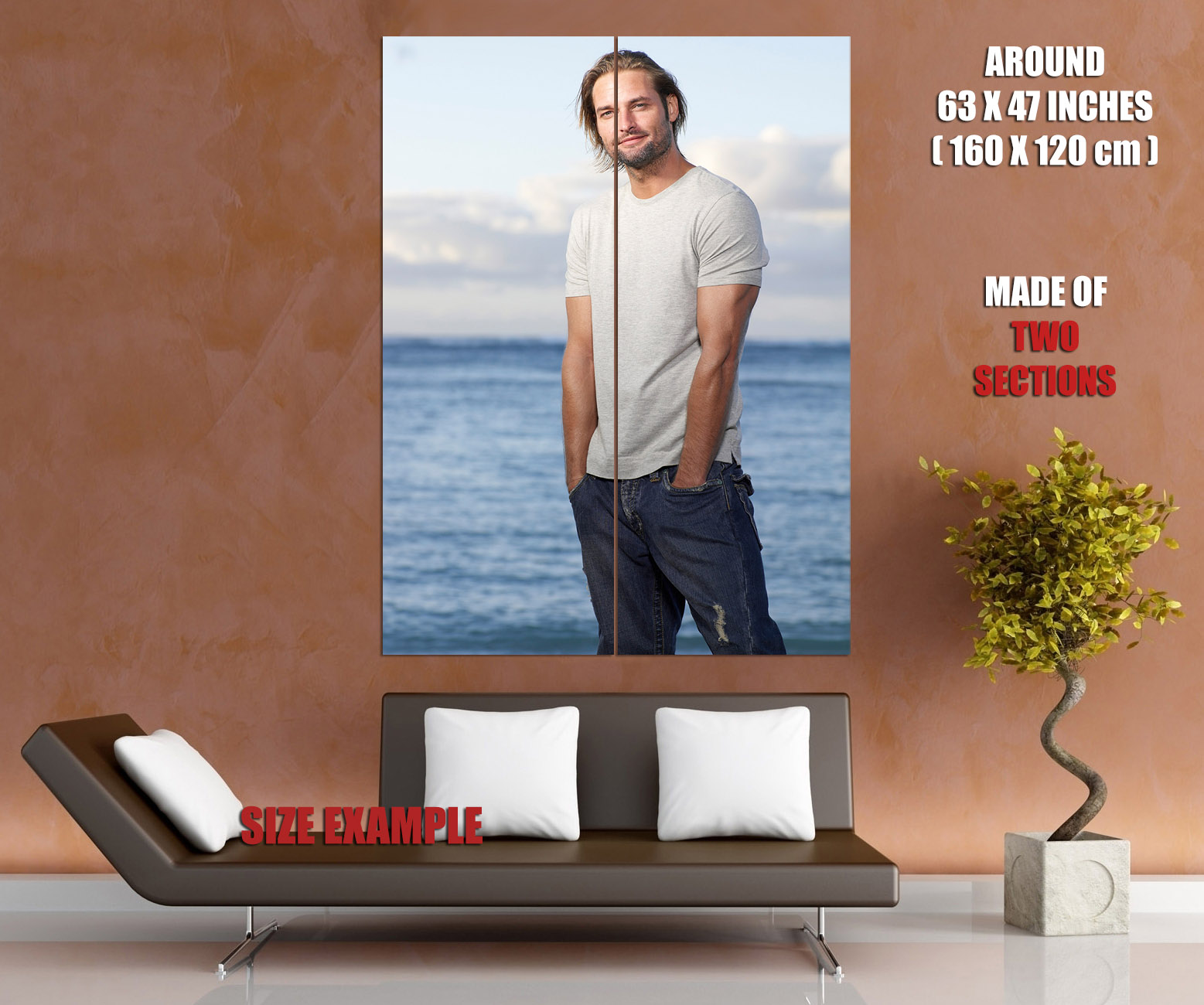 V2961 Josh Holloway Beach Sea Actor Decor WALL POSTER PRINT UK - Picture 12 of 13