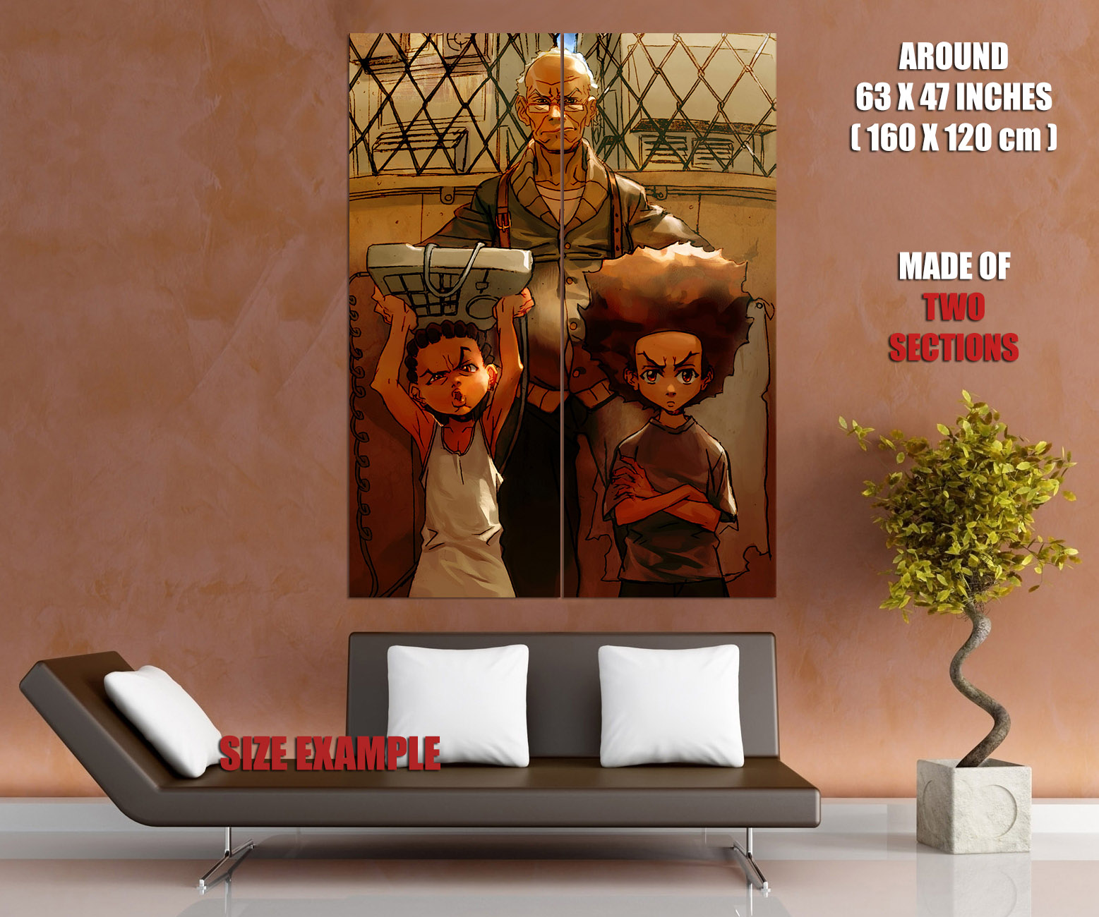 V3254 The Boondocks Anime Tv Series Art Decor WALL POSTER PRINT CA