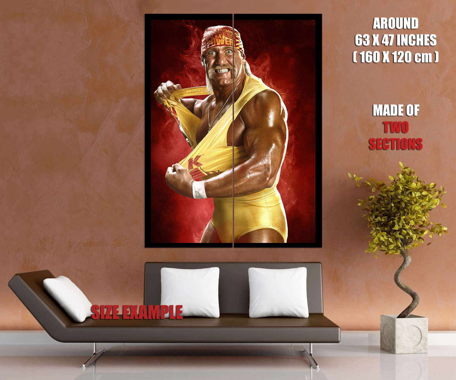 V3555 Hulk Hogan Wrestling Terry Gene Bollea Sport Decor WALL POSTER PRINT