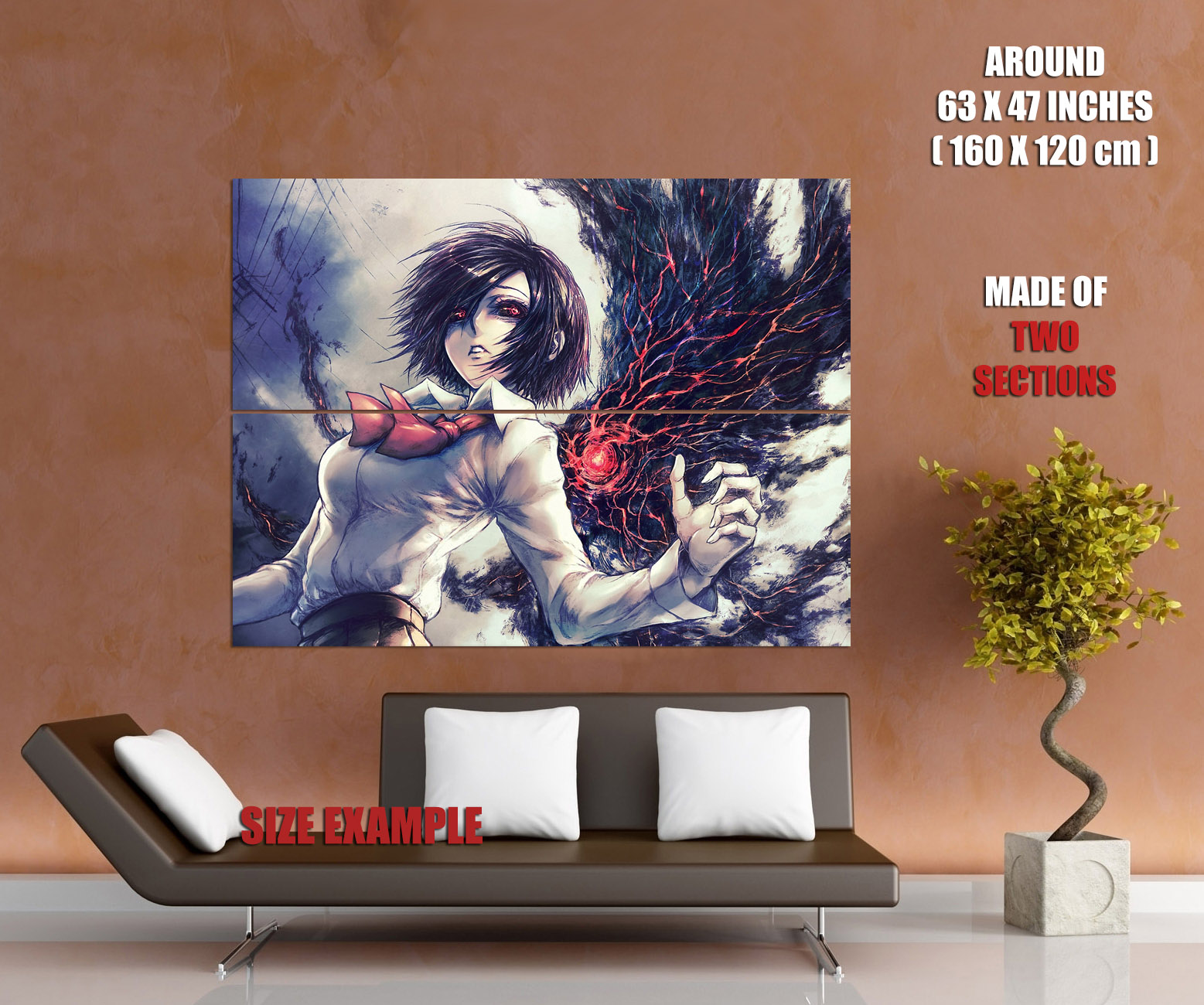 V6398 Tokyo Ghoul belle anime manga art déco AFFICHE MURALE IMPRESSION - Photo 12 sur 13