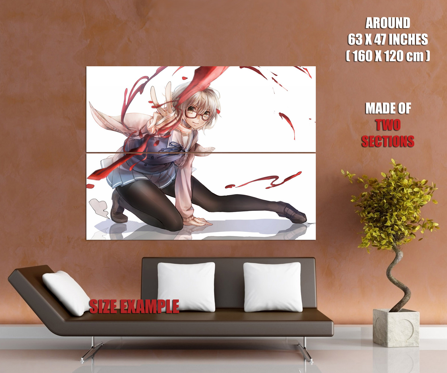V6408 Beyond the Boundary Mirai Kuriyama Anime Manga Decoración PÓSTER DE PARED IMPRESIÓN REINO UNIDO - Imagen 12 de 13