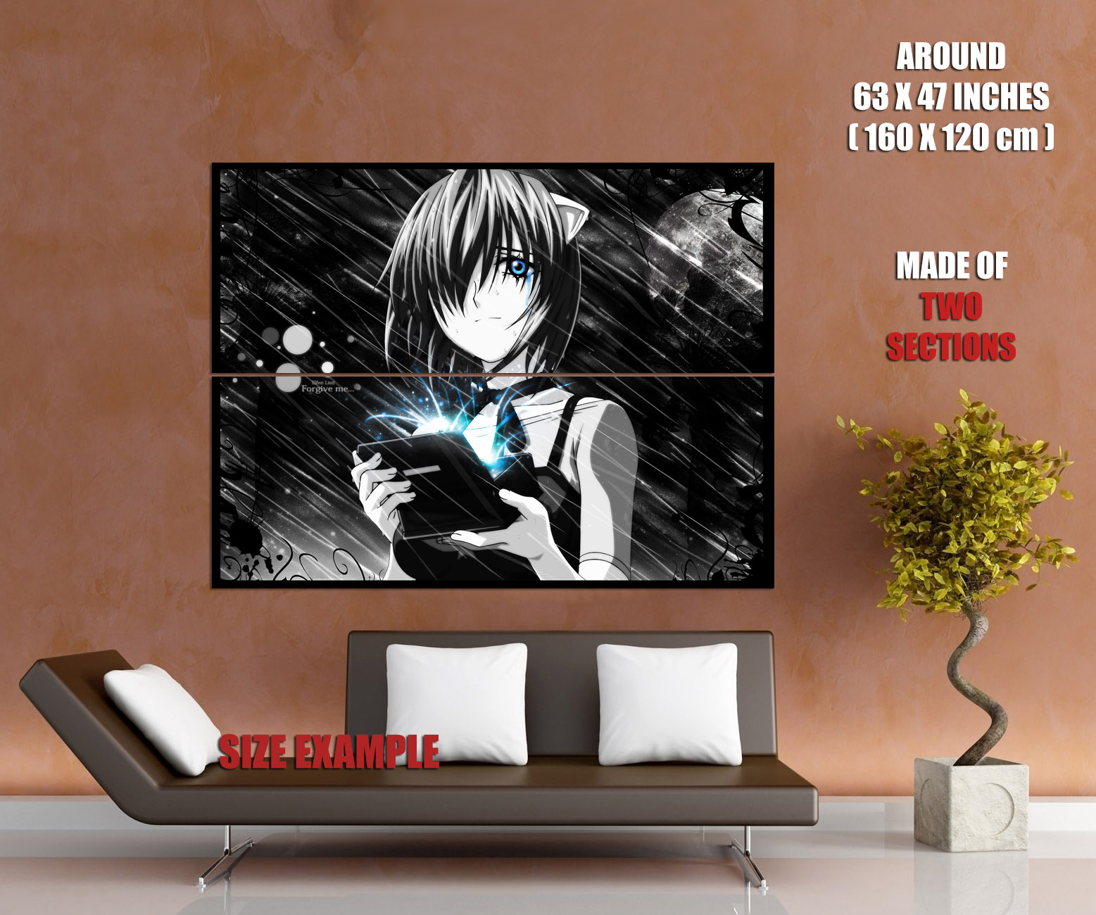 V6423 Elfen Lied Impresionante Hermoso Anime Manga Arte Decoración PÓSTER DE PARED IMPRESIÓN REINO UNIDO - Imagen 12 de 13