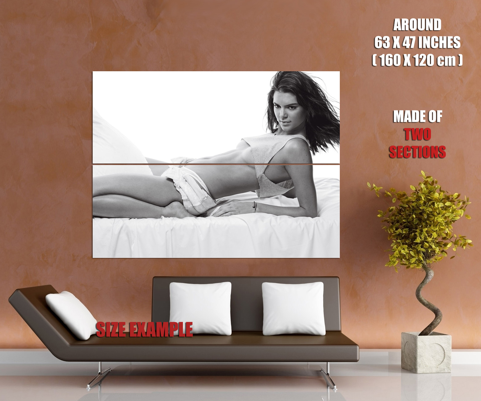 V7214 Kendall Jenner Babe Piernas Sexy Pose Lo último BW Modelo PÓSTER DE PARED IMPRESIÓN REINO UNIDO - Imagen 12 de 13