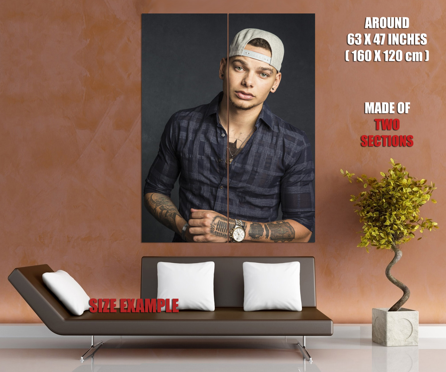 V7517 Kane Brown Cute Handsome Portrait Country Music Decor WALL POSTER PRINT UK - Picture 12 of 13