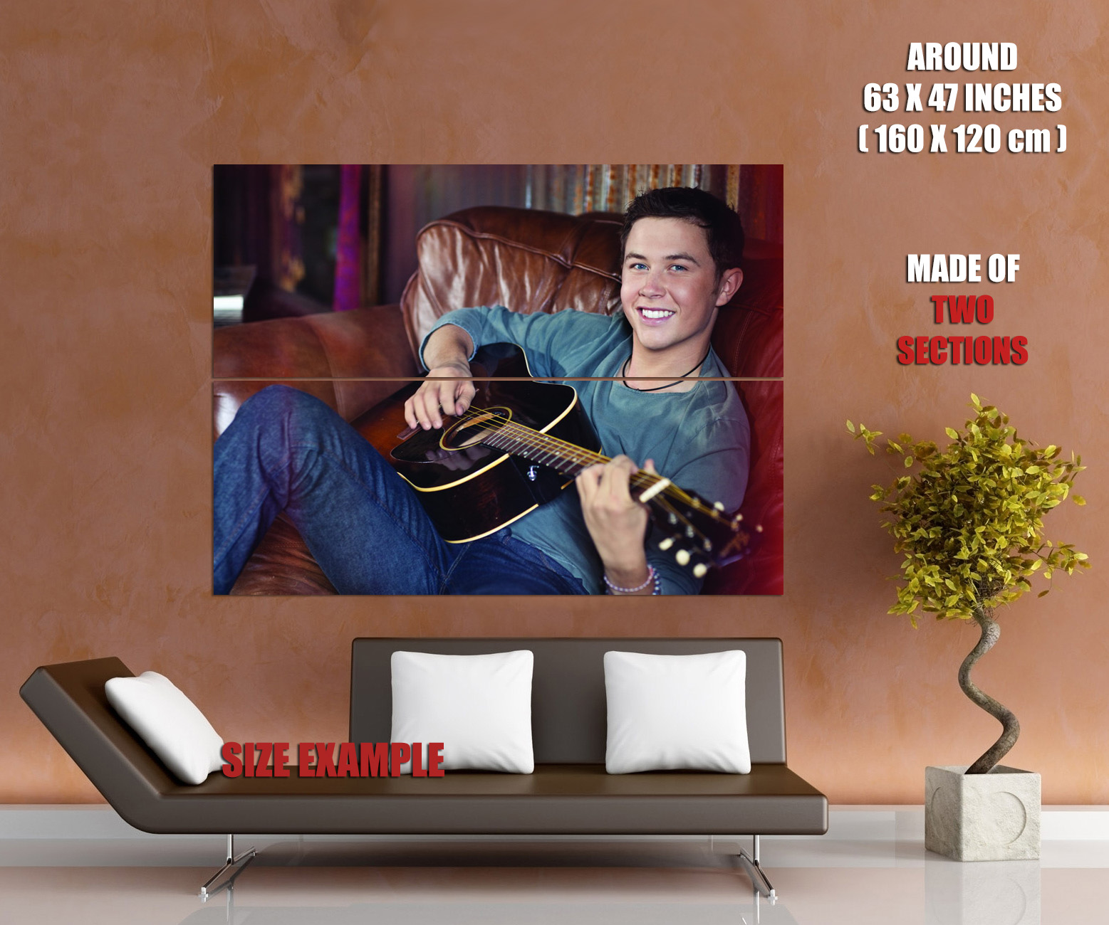 V7545 Scotty McCreery Smile Guitar Cute Country Singer WALL POSTER PRINT UK - Picture 12 of 13