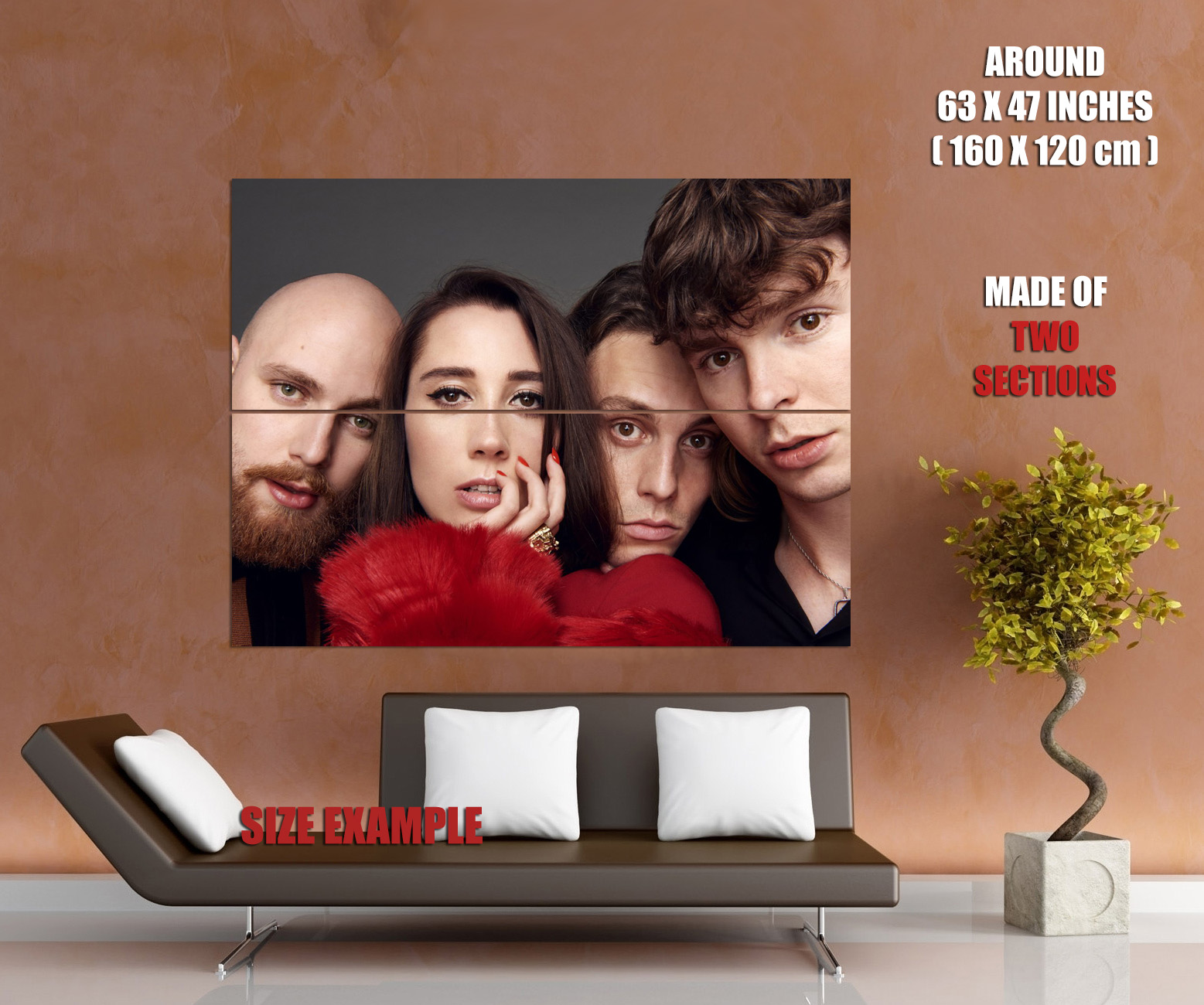 V8140 Yonaka Beautiful Portrait Hip Hop Band Group Music WALL POSTER PRINT UK - Picture 12 of 13
