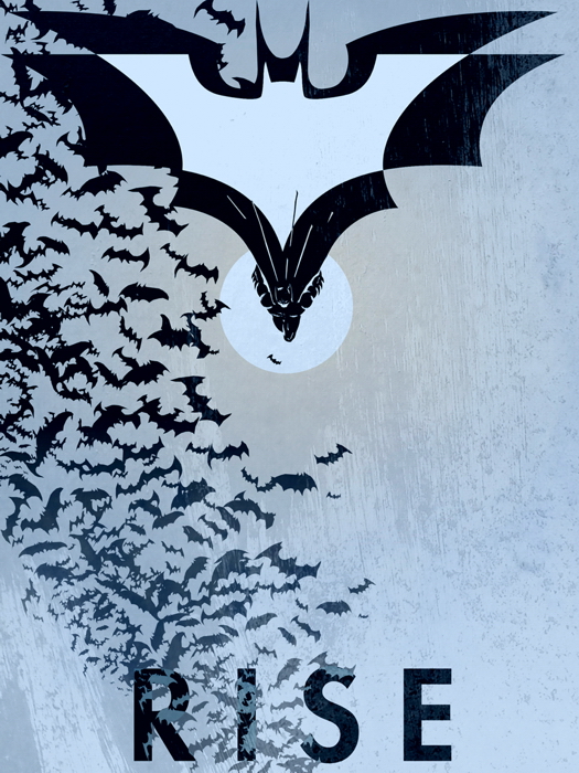 V1086 Batman Logo Dark Knight Rises Cool Art Artwork Decor WALL POSTER PRINT