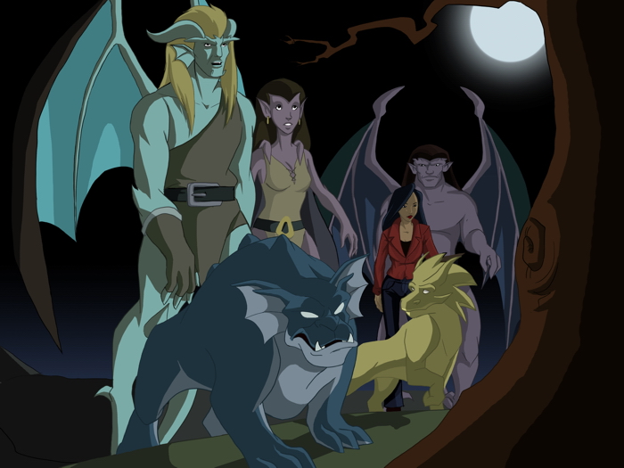V3465 Gargoyles Characters Cartoon TV Series Art Decor WALL POSTER PRINT