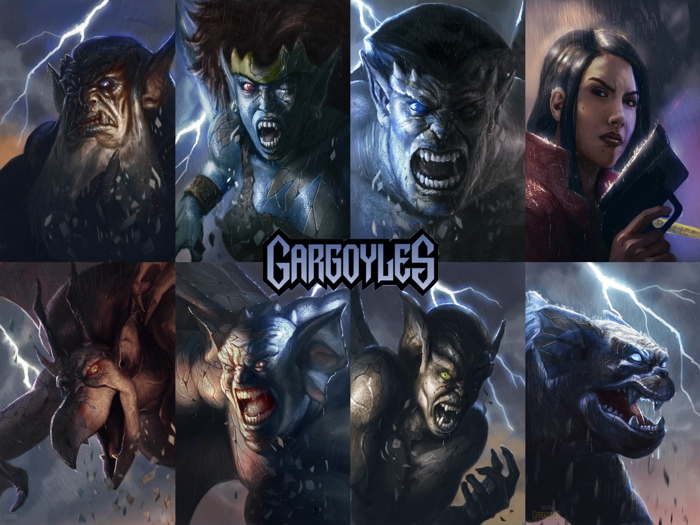V3466 Gargoyles Awesome Characters Cartoon TV Series Art WALL POSTER PRINT CA