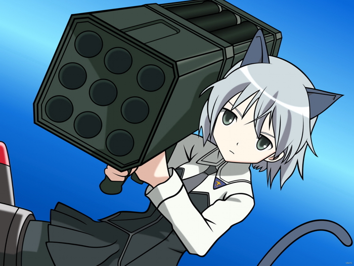 V6475 Strike Witches Alexandra Hot Girl Weapon Anime Decor WALL POSTER PRINT