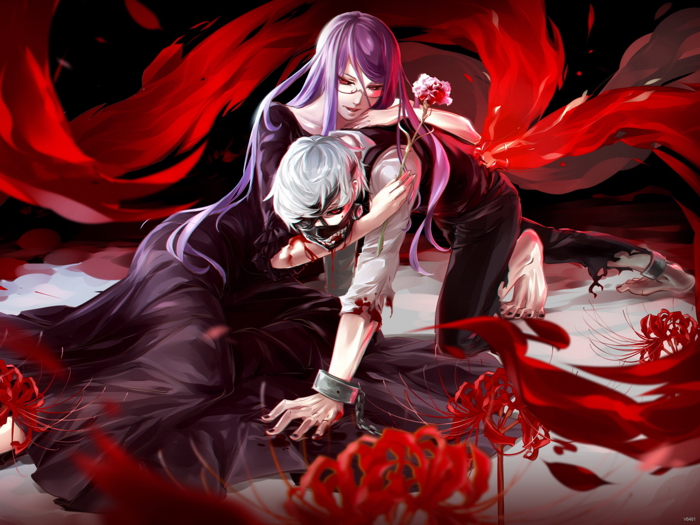 V6481 Tokyo Ghoul Ken Kaneki Kamishiro Rize Anime Decor WALL POSTER PRINT UK - Picture 8 of 13