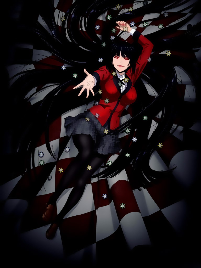 V7464 KAKEGURUI COMPULSIVE Gambler Yumeko Jabami Anime WALL POSTER ...